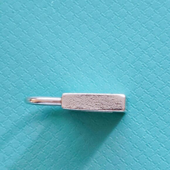 RARE Authentic Tiffany & Co Red Enamel Heart Lock Padlock Openable Charm - Picture 5 of 7